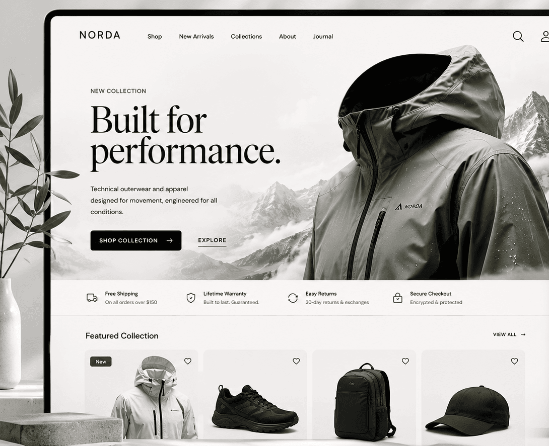 E-Commerce Platform Rebuild interface